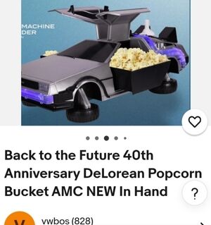 AMC Back To The Future Popcorn Holder🍿